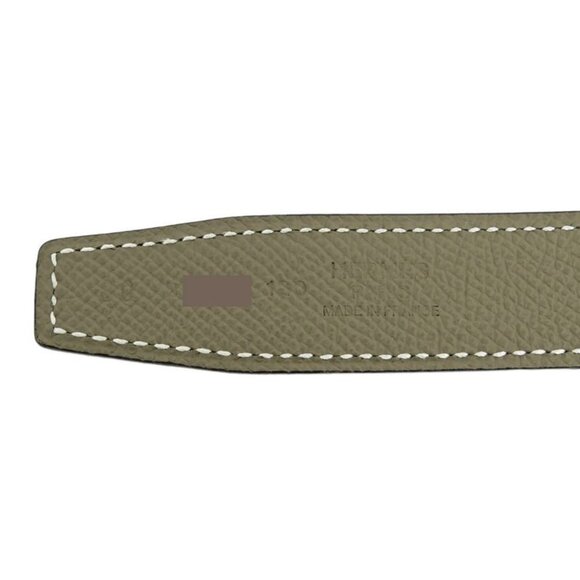Hermes Elitage Belt 80 cm Black Etoupe Silver Hardware main image 6